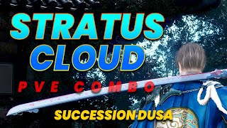 Succession Dusa PVE  STRATUS CLOUD COMBO  BDO [upl. by Llekcor]