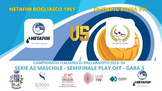 NETAFIM BOGLIASCO 1951 vs OLYMPIC ROMA [upl. by Aldos708]