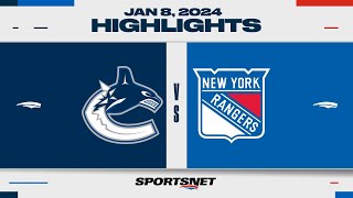 NHL Highlights  Canucks vs Bruins  January 8 2024 [upl. by Odnomar693]