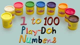 Numbers Song  Learn Numbers 1 to 100  Play Doh Numbers [upl. by Nnoved]