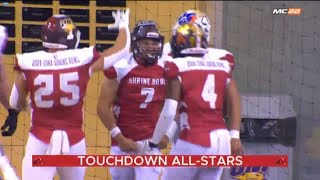 North tops South in 2024 Iowa Shrine Bowl [upl. by Einnel598]