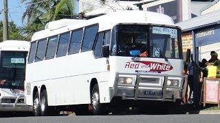 Red and White Coaches 37  Denning Denair GM 6V92TTA [upl. by Sabec]