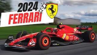 Ferrari 2024 F1 Car Testing Assetto Corsa [upl. by Sandro]