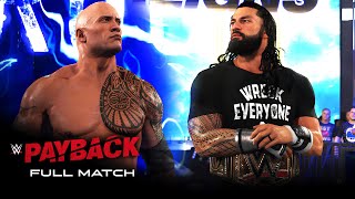 Roman Reigns vs The Rock  WWE Undisputed Universal Championship  WWE 2K24 FULL MATCH [upl. by Buzz593]