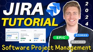 Ultimate Jira Tutorial for Beginners 2024  Free Agile Project Management Tool [upl. by Attennod]