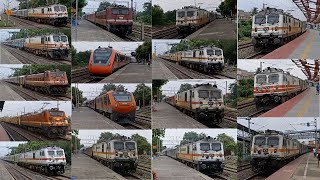 23 IN 1 Mega Train Compilation RajdhaniVande BharatHumsafarDurontoetc [upl. by Aicatsue387]