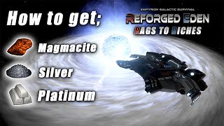 HOW TO GET SILVER PLATINUM amp MAGMACITE  Empyrion Galactic Survival  Reforged Eden  22 [upl. by Priscilla]