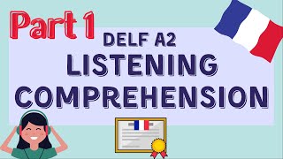 Prepare DELF A2 listening comprehension  Compréhension orale DELF A2 [upl. by Sale95]