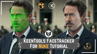 KeenTools FaceTracker for Nuke Tutorial  Episode02 [upl. by Eahsel]