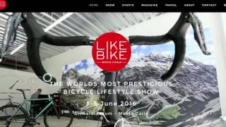 Salon likebike monaco 3 5 juin 2016 le salon vélos de rêve high tech [upl. by Jasun]