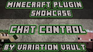 Chat Control  Anti spamswear  Minecraft Bukkit Plugin [upl. by Sirrep362]