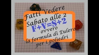 Fatti Vedere Sabato alle 2 ovvero la formula di Eulero per i poliedri [upl. by Truitt270]