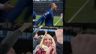 Chelseas equalizer got Stamford Bridge AMPED 🤩️🔵 [upl. by Waverley923]