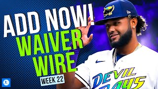 Hitters amp Pitchers Fantasy Baseball Waiver Wire Pickups  Week 22 2024 [upl. by Enaek]