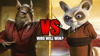 Splinter VS Shifu  Who Will Win  Teenage Mutant Ninja Turtles vs Kung Fu Panda [upl. by Bernetta]