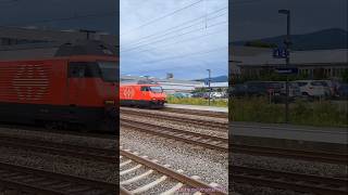 Zugsichtung SBB Re 460 beim Bahnhof Rupperswil [upl. by Eiro]