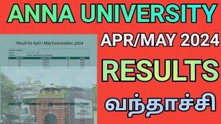 Anna University AprMay 2024 Semester Results Published 🔥 Engineering Semester Results Published 😉 [upl. by Ivan481]