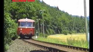 KBS 602 Bilderbogen Eifelquerbahn Andernach  Gerolstein 198990 [upl. by Yelmene]