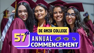 57th Annual Commencement  De Anza College [upl. by Hyacintha]