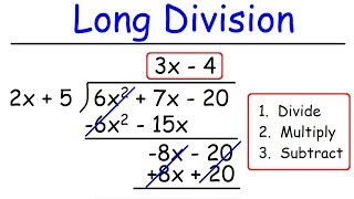 Polynomials  Long Division [upl. by Abdulla609]