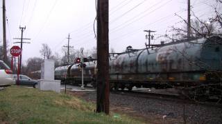 HD CSX Coil cars come out of Storage NS 6608 Leads [upl. by Atkins963]