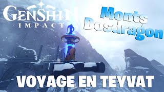 Voyage en Teyvat Les Monts Dosdragon  Cinématique avec Albedo sur Genshin Impact [upl. by Anivid]