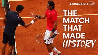 History Is Made  Monumental 2012 RolandGarros Final Between Nadal amp Djokovic  Eurosport Tennis [upl. by Einnaffit]