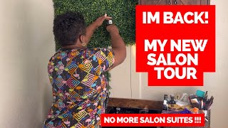 Returning to the salon after 35 months My Salon Tour Hair Salon Reopening Tour [upl. by Thorman82]