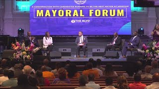 Four Memphis mayoral candidates attend forum at Mississippi Boulevard Christian Church [upl. by Sugihara145]