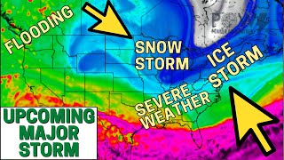 Massive Storm Coming Severe Weather amp Ice Storm Very Active Storm Tracks POW Weather Channel [upl. by Nawiat337]