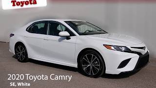 Limbaugh Toyota  2020 Toyota Camry SE White [upl. by Ainnos373]