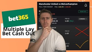 Bet365 2up Offer Matched Betting Multiple Lay Bet Cash Out Method [upl. by Garris]