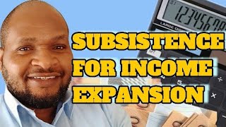 The 6 Benefits From SUBSISTENCE How to Solve income Problem using Subsistence for INVESTING [upl. by Yttik982]