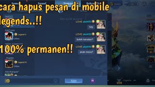 CARA MENGH4PUS PES4N DI MOBILE LEGENDS [upl. by Darwen]