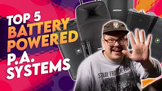 Top five battery powered PA systems  Gear4music Synths amp Tech [upl. by Cordelie579]