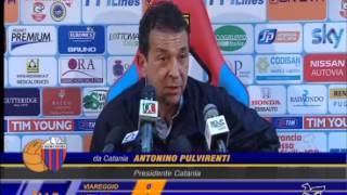 CataniaJuventus Pulvirenti quotE la prima volta che una panchina fa annullare un golquot [upl. by Doble]