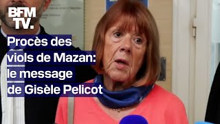 Viols de Mazan le message de Gisèle Pelicot à toutes les victimes de violences sexuelles [upl. by Ylenaj]