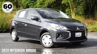 2024 Mitsubishi Mirage Review  Starting at UNDER 17k [upl. by Leighland558]