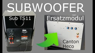 Subwoofer Ersatzmodul Harman Harman Kardon Subwoofer SUB TS 11 Heco Metas XT reparieren [upl. by Irahk]