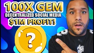 🔥 This Decentralized Social Media Coin Has HUGE 100X Potential 🚀🚀 Get On This TREND EARLY URGENT [upl. by Jollenta833]