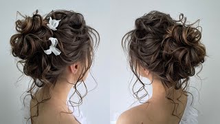 Wedding updo Amazing tutorial [upl. by Annot]