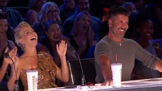 ALL of Greg Mortons AMAZING Voice Impersonations On AGT  Americas Got Talent 2019 [upl. by Eruot]