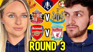 FA CUP ROUND 3 PREDICTIONS [upl. by Amalbena366]