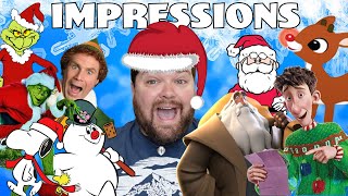 Christmas Characters Impressions [upl. by Enalb]