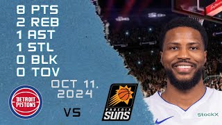 Malik Beasley Player Full High Lowlights vs SUNS 11 10 2024 [upl. by Capon]