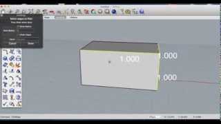 How to SmoothRound an Edge in Rhino 3D Fillet Edge [upl. by Naji]