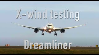 B787 Crosswind Testing in Iceland [upl. by Noirad]