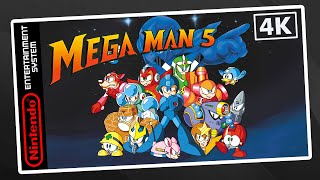 NES Longplay Mega Man 5  100 Completion  No Damage  Full Game Walkthrough  4K [upl. by Florenza]