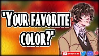 Seeing Colors for the First Time with Dazai  Bungo Stray Dogs  Anigomi Character Audio [upl. by Moth]