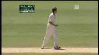 Glen McGrath Last Over in Test Cricket [upl. by Banebrudge684]